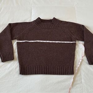 Vintage Brown Wool Sweater XS